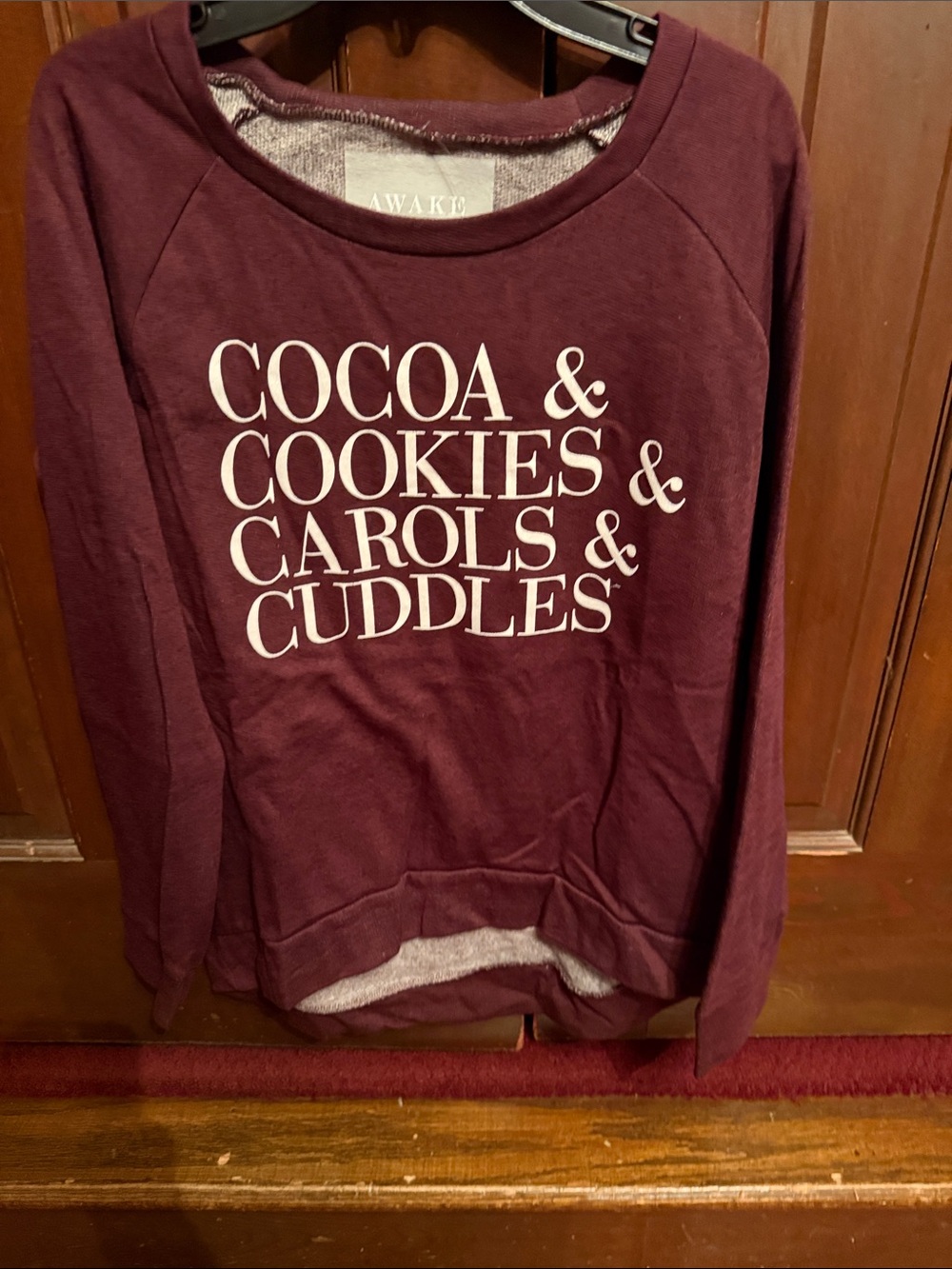 Awake Burgundy Crewneck Sweatshirt